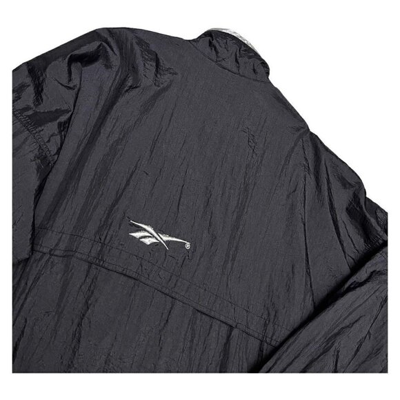 Vintage 90s Reebok Retro Windbreaker Splash Track Bomber Jacket Mens Large - Picture 6 of 6